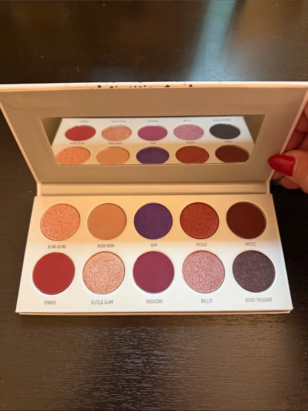 Morphe x Jaclyn Hill Eyeshadow Palette - White with Gold Accents